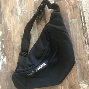 Black Fashion Nova Fanny Pack